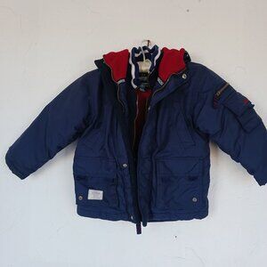 Oshkosh Boy's Hooded Heavy Winter Jacket Sz M 5-6